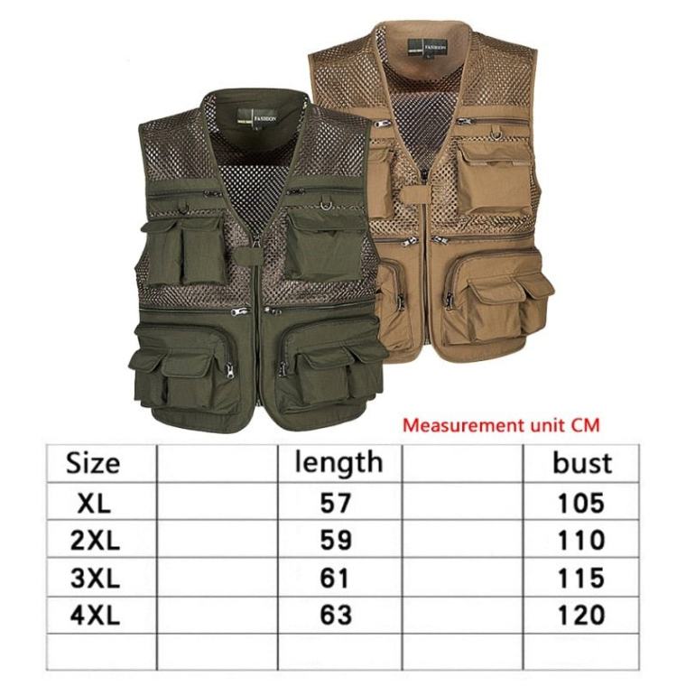 Multi Pocket Fishing Vest | Multi Pocket Fishing Vest For Sale – Deep ...