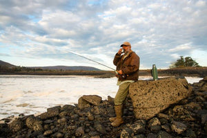 Shore Fishing on the River