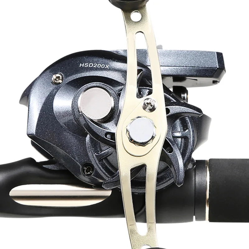 Close-up of the HISTAR Electric Fishing Reel showcasing its digital line meter, waterproof design, metal spool, 10kg drag power, and ceramic line guide for smooth, long casting. Ideal electric fishing reel for freshwater and saltwater fishing.