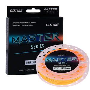 Goture MASTER Fly Fishing Line – premium weight-forward floating line with welded loops for smooth, long casts and enhanced loop stability; ideal fly fishing line for precision casting, control, and versatility in freshwater fishing.