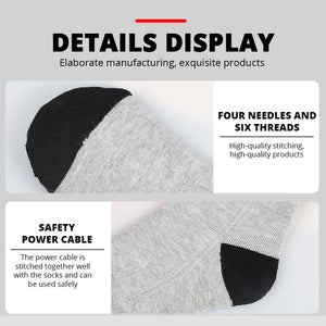 RACEDIV Heated Socks for Ice Fishing – App-Controlled Thermal Socks with 5000mAh Battery, Infrared Heating for Warm Feet in Extreme Cold. Perfect for Ice Fishing, Skiing, Hiking, and Winter Outdoor Activities.