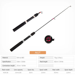 best value ice fishing rod and reel combo π£ VKTECH Ice Fishing Rod with Reel Combo β Compact, Durable & Winter-R β Deep Blue Fishing Supplies