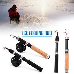 best ice fishing rod and reel 2017 π£ VKTECH Ice Fishing Rod with Reel Combo β Compact, Durable & Winter-R β Deep Blue Fishing Supplies