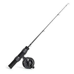 Ultralight ice fishing rod with reel, 51cm, perfect for winter fishing adventures. Portable, durable, and multifunctional, ideal for catching fish of all sizes during ice fishing, stream fishing, or boat fishing. Compact enough to fit in backpacks, making it a great choice for outdoor travel and family fishing activities.