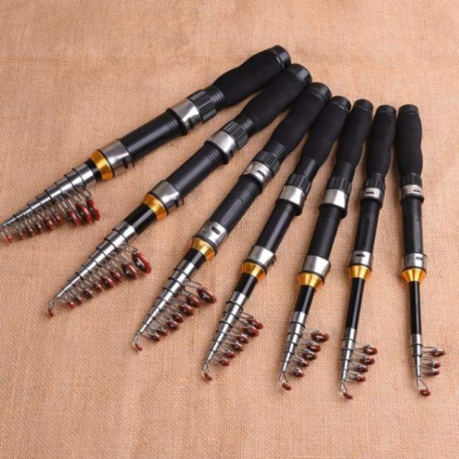 cheap telescopic fishing pole Mini Telescopic Fishing Rod