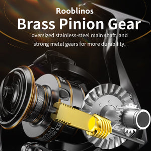 brass fishing reel gears π£ ROOBLINOS RY Spinning Reel β Ultra-Smooth, High-Speed, & Built for E β Deep Blue Fishing Supplies