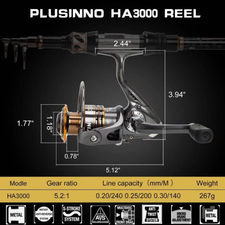 diweini telescopic fishing rod Telescopic Fishing Rod