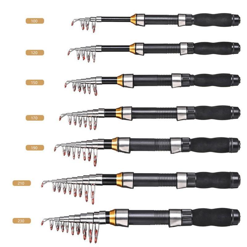 cheap saltwater fishing rods telescopic Mini Telescopic Fishing Rod