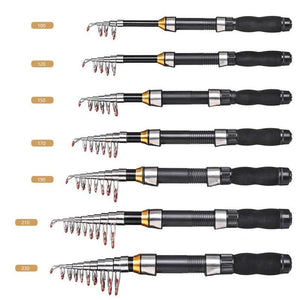actopus folding telescopic sea rods suit portable fishing poles Mini Telescopic Fishing Rod