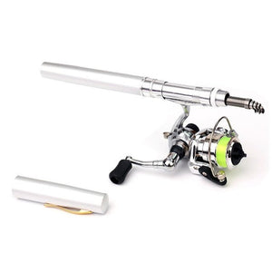 1M Mini Pocket Pen Rod + Reel Set - Deep Blue Fishing Supplies