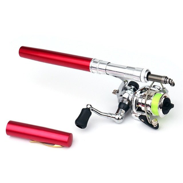  Fishing Rod 60cm Red Fishing Rod Reel Combo Mini Pocket Ice  Fishing Rod Reel Set Fishing Rod Fishing Tackle for Beginners : Sports &  Outdoors