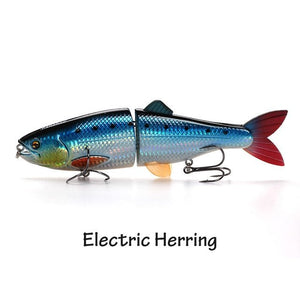 Banshee 200mm 90g Multi Jointed Life Like Fishing Lure - Deep Blue Fishing Supplies