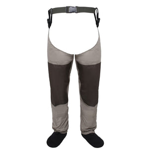 Breathable Fishing Hip Waders with Waist Belt – Lightweight 3-Layer Fabric, Built-in Gravel Guards, and Abrasion-Resistant Construction for Freshwater and Saltwater Fishing. Designed for comfort, durability, and mobility, ideal for stream, pond, and coastal fishing. Perfect for anglers seeking reliable protection and freedom of movement.