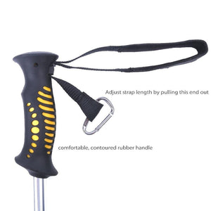 Folding Wading Staff with Neoprene Pouch Fly Fishing Wading Stick - Deep Blue Fishing Supplies