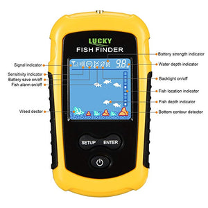 Lucky Fish Finder for Ice Fishing - Deep Blue Fishing Supplies