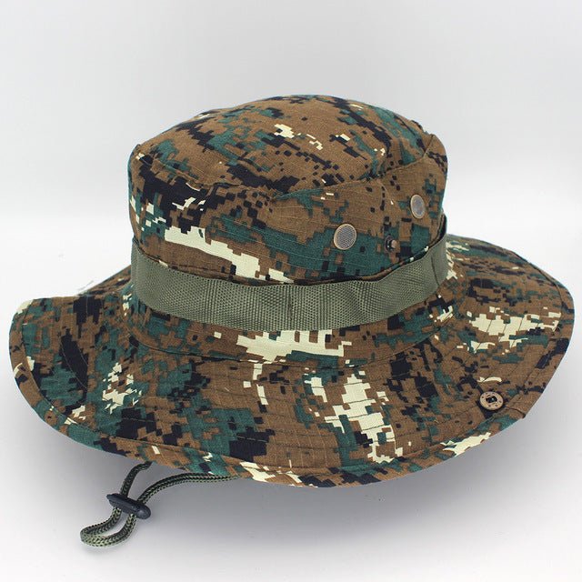 Outdoor Sun Hat Military Style for Fishing & Hunting - Deep Blue Fishing Supplies
